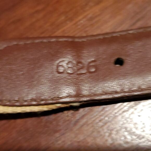 Torino European Ribbed Surcingle Camel Belt 44 - Picture 8 of 9